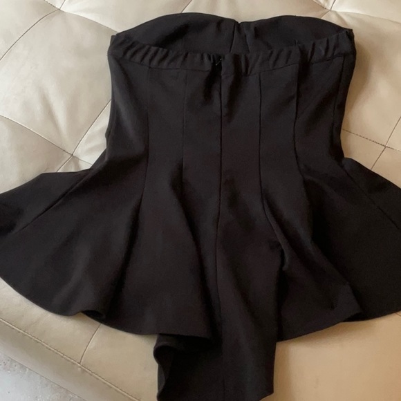 Exotik high/low peplum top, size has been removed,would best fit size 36C bust - Picture 2 of 6